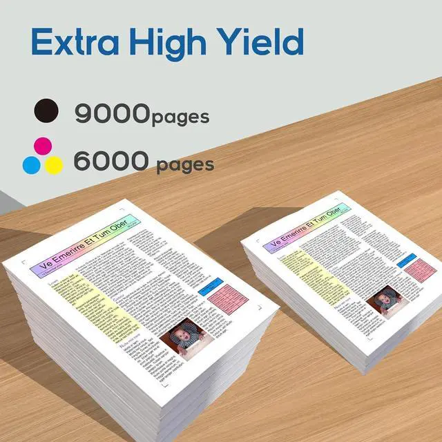 Alt view image 3 of 5 - Ennovor MX-C35TC Cyan Compatible High Yield Toner Cartridge Replacement for Sharp MX-C35TB MX-C35TC MX-C35TM MX-C35TY, for Use in MX-C357F MX-C407P Printer (Cyan 6000 Pages)