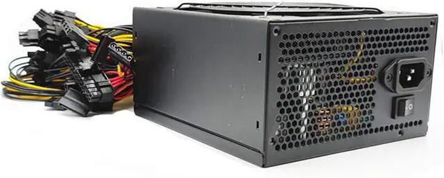 Alt view image 3 of 7 - 2000w Power Supply 2000W Mining Power Supply 220V for Ethereum Coin Computer Mini Machine Power Source 24pin PSU