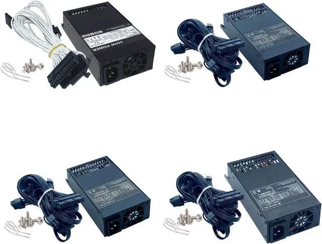 Alt view image 6 of 7 - YIBAISI Small 1U Modulars Power Supply Unit, Low Noise 40MM Fan with Thermals Control, 250W 300W 700W 850W