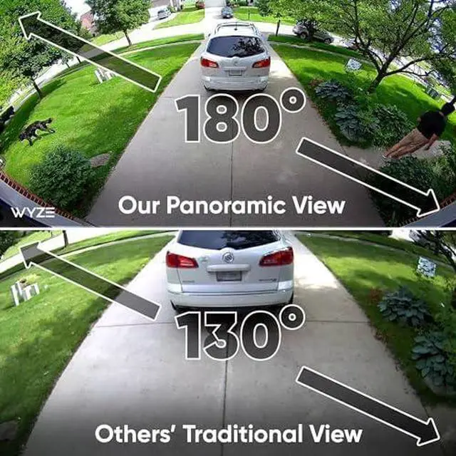 Alt view image 3 of 7 - WYZE Floodlight Camera Pro, PCMag Editors' Choice, 3000-Lumen LEDs, 180° Wide View, 2.5K HD Outdoor Security Camera, Motion Detection, Color Night Vision, Works with Alexa & Google