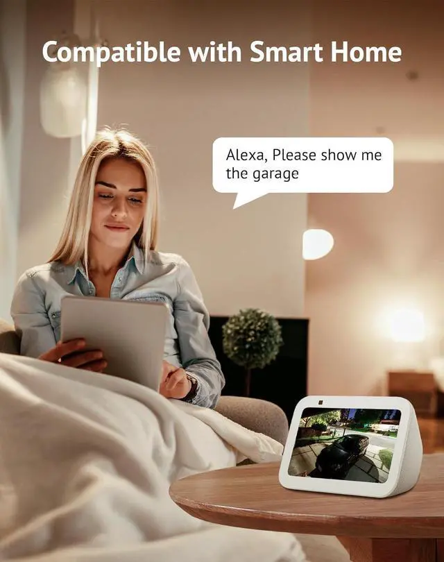 Alt view image 6 of 7 - LaView 4K Security Camera Outdoor with Color Night Vision,8MP Wired Cameras for Home Security,IP65 Waterproof Camera, 24/7 Live Video,2 Way Talk,Cloud Storage/SD Slot,Compatible with Alexa(4 Pack)