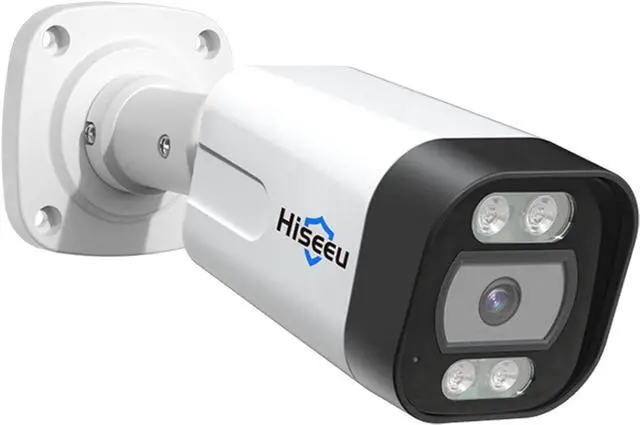 Main image of Hiseeu [Human Vehicle Detect] 5MP PoE Camera, IP Camera Outdoor, 2 Way Audio, Spotlight&Sound Alarm, IP67 Waterproof, Remote Access, No Monthly Fee, Work w PoE NVR