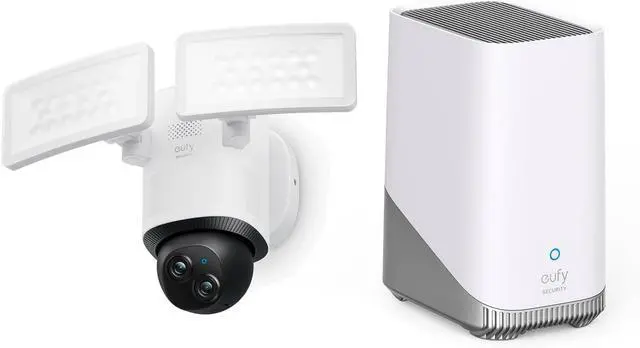 Main image of eufy Security Floodlight Camera E340 Wired HomeBase S380 (HomeBase 3)