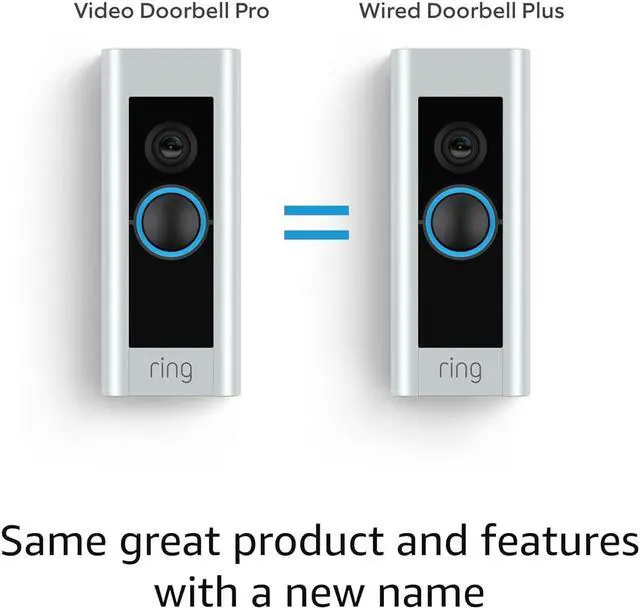 Alt view image 3 of 7 - Ring Wired Doorbell Plus (Video Doorbell Pro)  Upgraded, with added security features and a sleek design (existing doorbell wiring required)