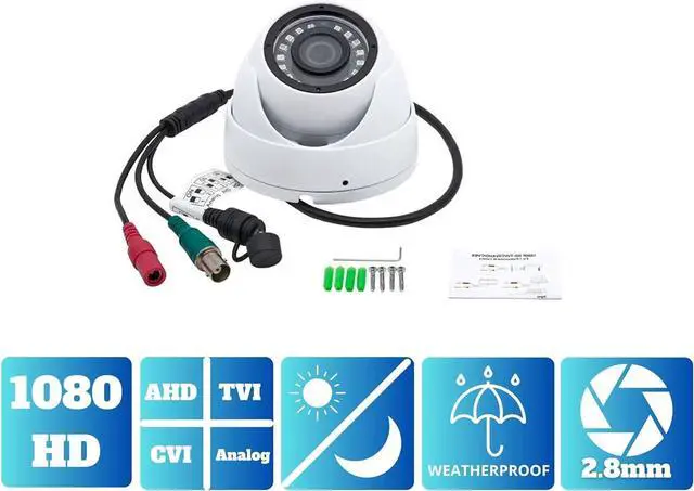 Alt view image 4 of 6 - Evertech 1080P HD 8 Channel 4 Dome Security Camera CCTV Surveillance System 4TB HDD, Remote Monitoring, Motion Detection