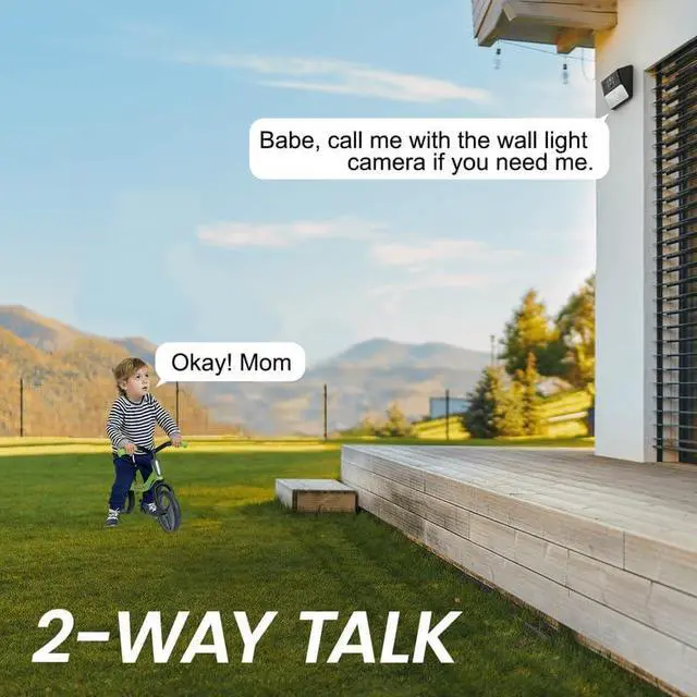 Alt view image 6 of 7 - Gadpiparty Outdoor Camera Wireless-2.4G 2K Solar Wall Light Cameras for Home Security with AI Motion Detection, Waterproof,Motion Activated Light, Siren Cloud/SD Storage, Compatible with Alexa,S2