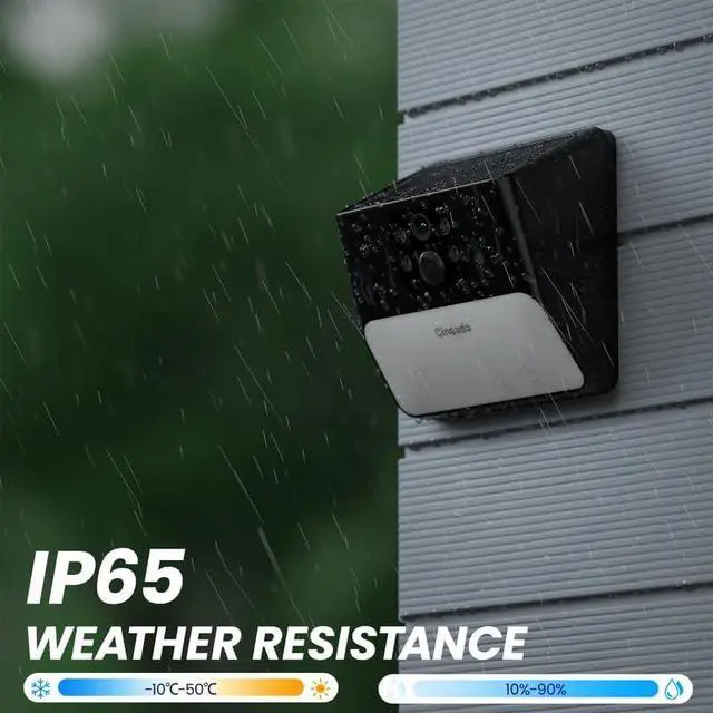 Alt view image 7 of 7 - Gadpiparty Outdoor Camera Wireless-2.4G 2K Solar Wall Light Cameras for Home Security with AI Motion Detection, Waterproof,Motion Activated Light, Siren Cloud/SD Storage, Compatible with Alexa,S2