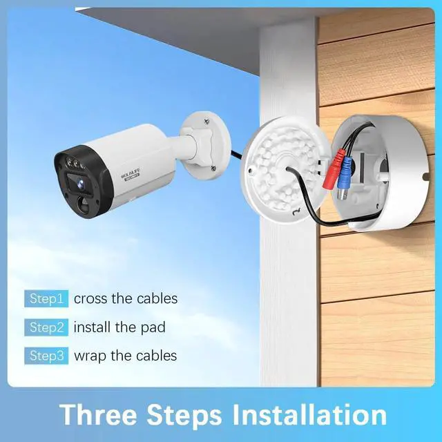 Alt view image 2 of 7 - WEILAILIFE ABS IP54 Waterproof Universal Bullet Security Camera Junction Box, Waterproof Security Camera Box,Outdoor Camera Junction Box, IP Camera Junction Box, CCTV Junction Box