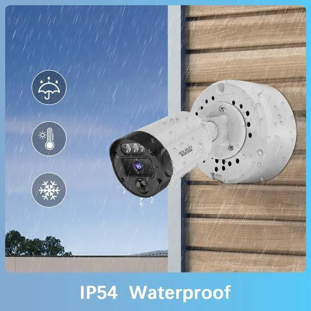 Alt view image 7 of 7 - WEILAILIFE ABS IP54 Waterproof Universal Bullet Security Camera Junction Box, Waterproof Security Camera Box,Outdoor Camera Junction Box, IP Camera Junction Box, CCTV Junction Box