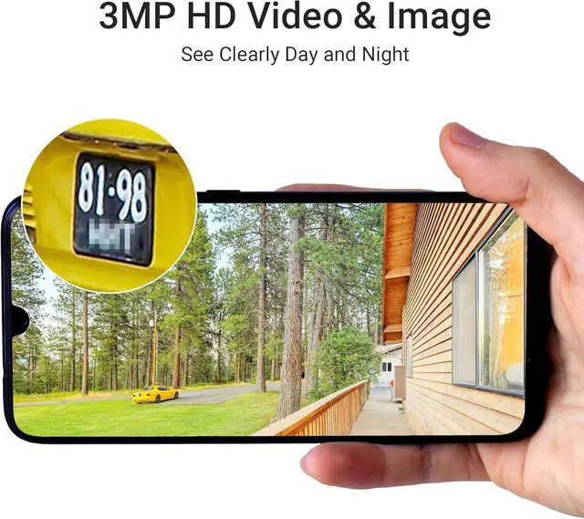Alt view image 3 of 7 - Gadpiparty Septekon 2K Security Camera Outdoor Wireless, Solar Powered WiFi Camera, Home Surveillance System with Spotlight & Sound Alarm, IP66, 2-Way Audio, AI Detection, Requires 2.4GHz WiFi, 2pcs