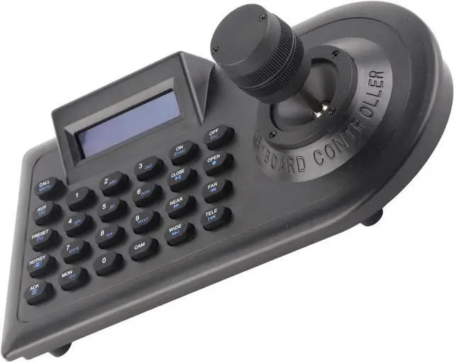 Alt view image 3 of 7 - Hilitand PTZ Camera Joystick Controller, Professional LCD Display Multi Protocol Pan Tilt Zoom Control for CCTV Conference ABS US Plug RS485 RS232 RS422