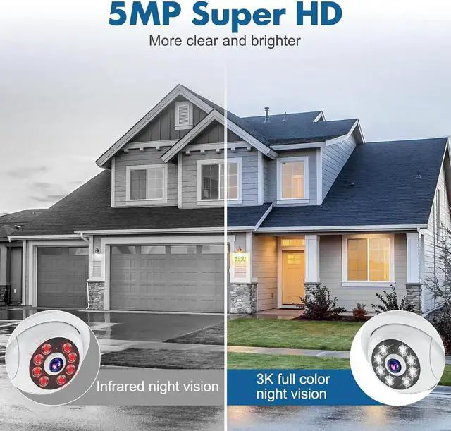 Alt view image 4 of 7 - MMQ 5MP Outdoor Security Camera Wireless,PTZ WiFi Security Cameras Auto Track Security Camera, 2-Way Audio,Color Night Vision,Motion Alert,2.4G/5G