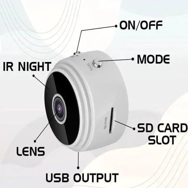 Alt view image 7 of 7 - Mini Magnetic Mini Security Camera,2024 New Mini Security Camera Outdoor,Mini 1080p Hd Wireless Magnetic Security Camera,Miniguard Security Camera,Mini Camera