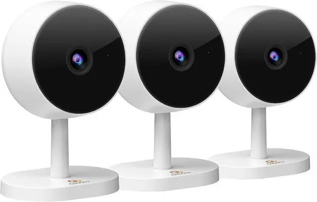 Main image of Girafit 3 Pack 3MP 2K Indoor Camera 5GHz & 2.4GHz,Indoor Home Security Cameras for Baby/Elder/Dog/Pet Camera with Phone app, Motion Detection, 2-Way Talk, US Cloud & SD Card Storage