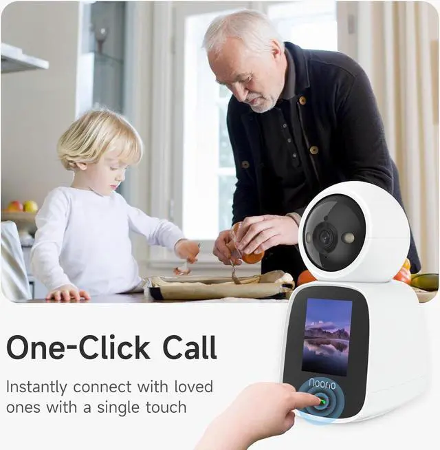 Alt view image 7 of 7 - Noorio B210 2K Wireless Outdoor Security Camera & CL200 2-Way Video Calling Indoor Camera