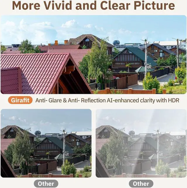 Alt view image 7 of 7 - 3MP 2K Window Camera,2.4GHz & 5GHz WiFi Indoor Cameras for Home Security with ChroMax Al Color Night Vision,Person & Motion Detection,24/7 Recording,Easy & Quick Install