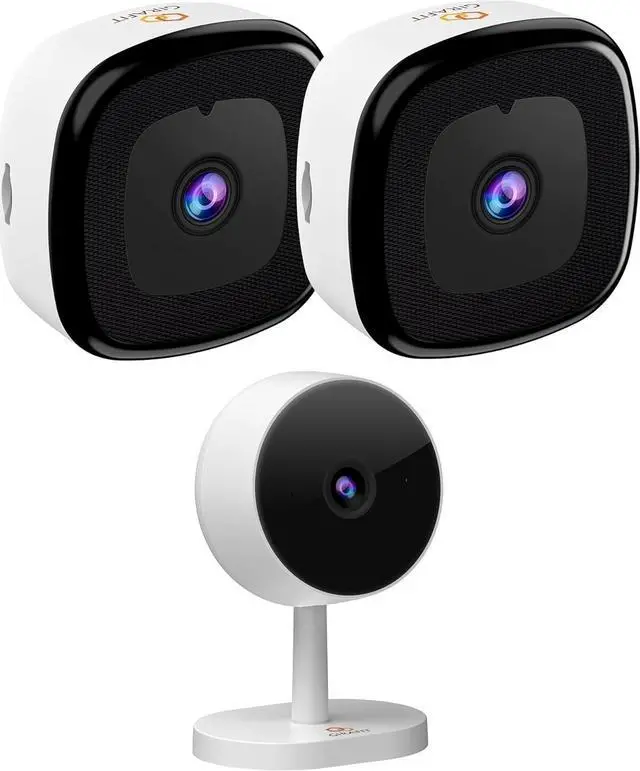 Main image of Girafit 2K Window Camera (2 Pack)+5GHz & 2.4GHz Indoor Camera (1 Pack)