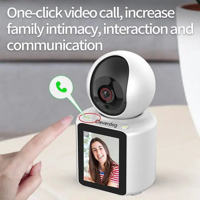 Alt view image 7 of 7 - Indoor Camera, Cameras for Home Security with Night Vision, Pet Camera with Phone App, 1080P Indoor Security Camera, Motion Detection, 2-Way Audio