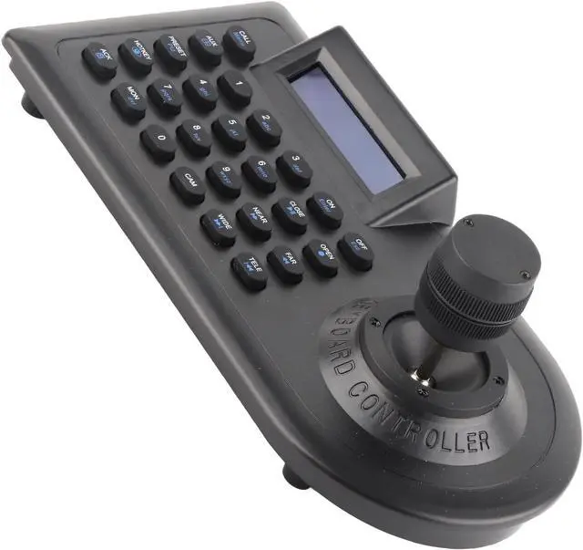 Alt view image 4 of 7 - Hilitand PTZ Camera Joystick Controller, Professional LCD Display Multi Protocol Pan Tilt Zoom Control for CCTV Conference ABS US Plug RS485 RS232 RS422