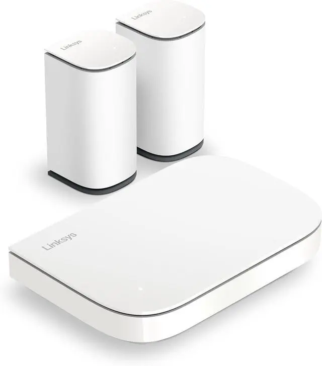 Main image of Linksys Multi-gig Micro Mesh WiFi 6 System | Connect 100+ Devices | Up to 5,000 Sq Ft | Speeds of up to 3.0 Gbps | 3Pk | No App Required | 2024 Release