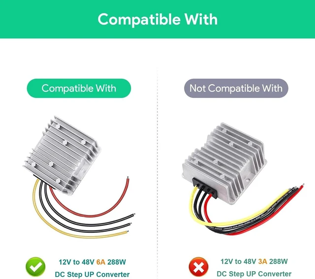 Alt view image 7 of 7 - 320W Starlink Performance Gen 2 POE Injector DC 12V to 48V 6A 288W | Fits Starlink High Performance, Starlink Dish Cable Adapter to RJ45, DC Step UP Converter 12V to 48V 6A 288W (Gray)