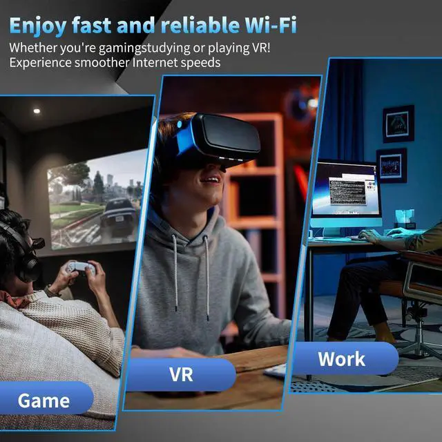 Alt view image 4 of 7 - 2025 WiFi Extender Signal Booster, Long Range Wireless Repeater Amplifier with Ethernet Port, for Home, Outdoor, Covers Up to 20000 Sq, Dual Band, Works with All Router, Quick Setup