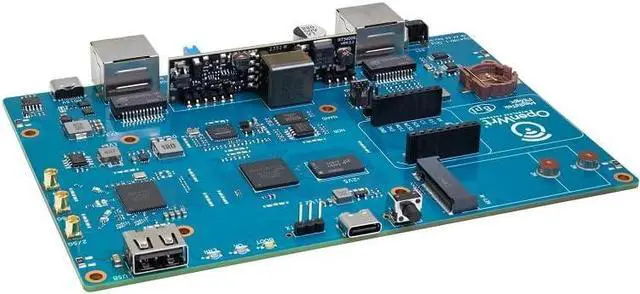 Alt view image 4 of 6 - WayPonDEV Banana Pi WiFi 6 OpenWrt One Router Board, Wireless Dual Band Internet Router, MediaTek MT7981B SoC 1GB DDR4 RAM, Integrated 1x 2.5GbE WAN Gigabit LAN RJ45 Port, Support AP, WPA,WPA2,WPA3