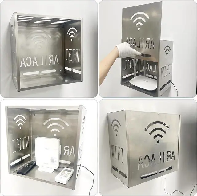 Alt view image 2 of 6 - Large Faraday Cage for WiFi Router Faraday Box WiFi Blocker E M F Blocker for Home Faraday Bags for WiFi Router E m f Protection
