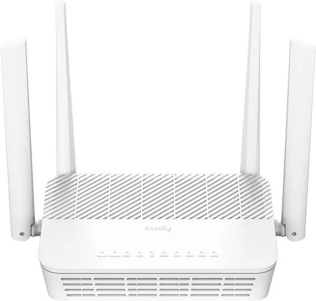 Main image of Cudy WR3000S AX3000 Dual Band WiFi 6 Mesh Router, 5 Gigabit Ethernet RJ45 Ports, 4 Antennas, MU-MIMO, OpenVPN, Wireguard, Zerotier, Ipsec VPN, Cloud APP