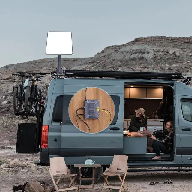 Alt view image 7 of 7 - XLTTYWL Starlink V2 PoE Injector, 180W 5-in-1 GigE Passive & ESD Protection 12V with USB & Type-C Power Output, SPX Cable Adapter and Converter DC 9-36V/180W for Dishy (Grey)