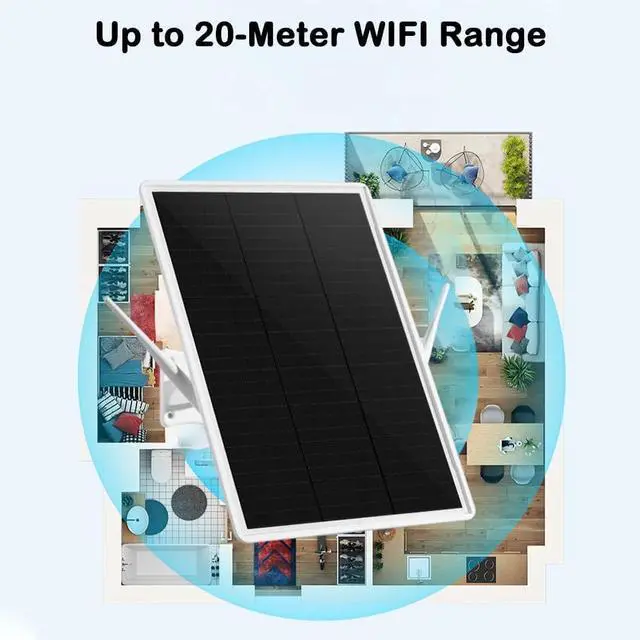 Alt view image 3 of 7 - SECUEYE Solar 4G LTE Modem Router 2.4Ghz WiFi Hotspot Access Point VSIM & SIM Card-Slot Built-in 26000mAh Battery IP66 Waterproof Outdoor for Trail Camera Security Camera