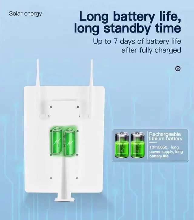 Alt view image 4 of 7 - SECUEYE Solar 4G LTE Modem Router 2.4Ghz WiFi Hotspot Access Point VSIM & SIM Card-Slot Built-in 26000mAh Battery IP66 Waterproof Outdoor for Trail Camera Security Camera