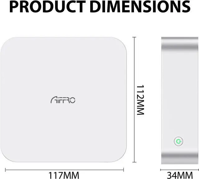 Alt view image 4 of 6 - Aiffro K100 All-SSD NAS Storage | Intel N100 | 8GB LPDDR5 4800MHz | 4 Bays 2280 M.2 SSD Up to 16TB | 2.5GbE RJ45 | Mini Pocket NAS | Set for Truenas, Freenas, Unraid, Windows, OMV