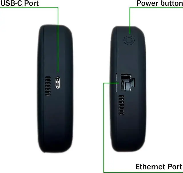 Alt view image 3 of 6 - 5G Mobile Portable WiFi | Verizon Wireless Jetpack Inseego MiFi M1000 | Mobile Hotspot for Travel | RJ45 Ethernet Port | Speed Up to 2,4 Gbps | Use 8 hrs | EVDO-LINK Bundle - Verizon Sim Card