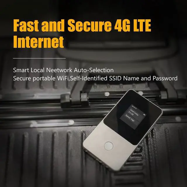 Alt view image 3 of 6 - Global Travel Mobile Hotspot Device 4G Pocket Router No Roaming fee Built-in SIM Card No Need Physical Card No Contract 150 Countries Travel Portable WiFi Hotspot 10GB for North America