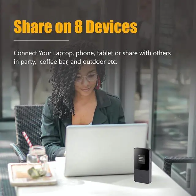 Alt view image 4 of 6 - Global Travel Mobile Hotspot Device 4G Pocket Router No Roaming fee Built-in SIM Card No Need Physical Card No Contract 150 Countries Travel Portable WiFi Hotspot 10GB for North America