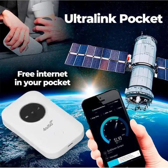 Alt view image 2 of 7 - Internet in Your Pocket, Free WiFi Router Pocket 5G, High Speed Smart Router for Anywhere (2pcs)