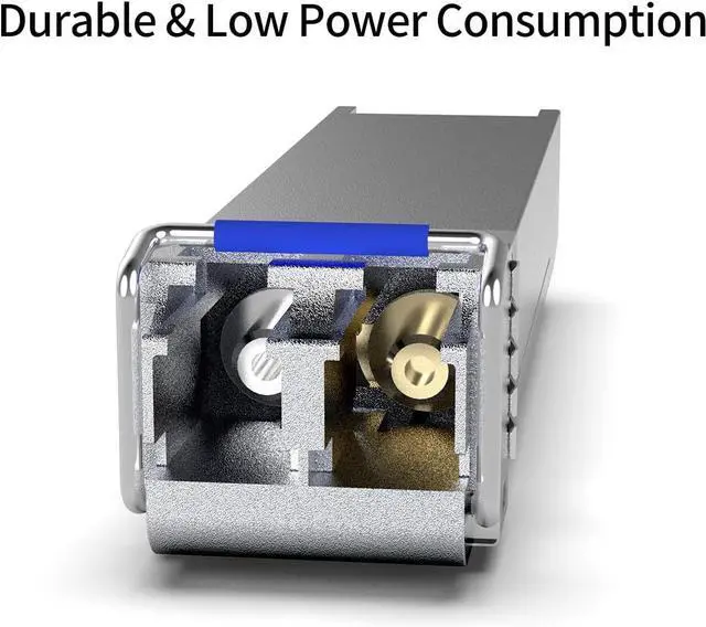 Alt view image 6 of 7 - 10Pack SFP+ 10GBase-LR SingleMode Module, 1310nm 10G LC SMF Fiber Optic Transceiver for Cisco SFP-10G-LR, Ubiquiti UniFi UF-SM-10G, Meraki MA-SFP-10GB-LR, Netgear, TP-Link and More (1310nm DDM 20km)