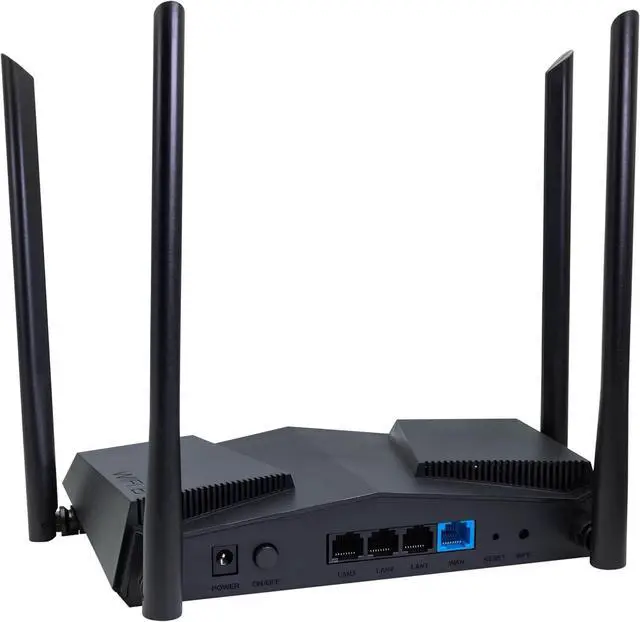 Alt view image 7 of 7 - WayPonDEV Banana Pi WiFi 6 OpenWRT Board, Dual Band Wireless Router, 802.11ax ac WiFi 6 Gigabit VPN Router, Integrated 5GE Phy and RGMII, Support WPA,WPA2,WPA3 (Black Case Bundle)