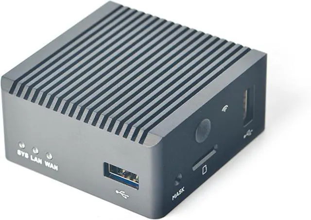 Alt view image 4 of 7 - Nanopi R2S Plus Wireless WiFi Computer Router OpenWRT, Rockchip RK3328 Soc ,DDR4 1GB RAM 32GB eMMC, with Dual Gbps Ethernet M.2 WiFi Module Slot for Smart Home Office Gateway, Support Debian Ubuntu