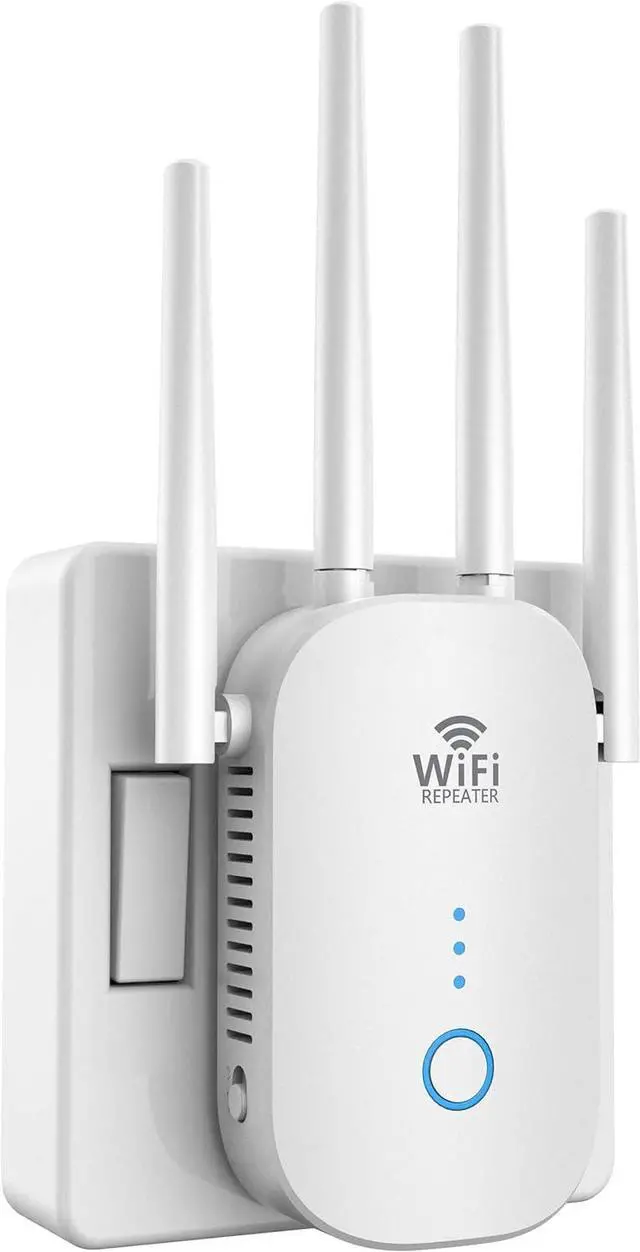 Main image of 2023 Booster Repeater, Up to 8000sq.ft and 45+ Devices, 2.4&5GHz Dual Band Wireless Internet Repeater and Signal Amplifier for Home & Outdoor, Supports Ethernet Port