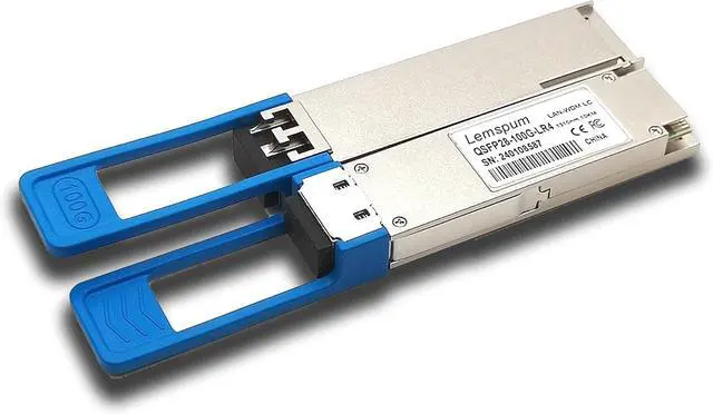 Alt view image 5 of 5 - 1pc 100Gb QSFP28 Singlemode Module 100GBASE-LR4 1310nm 10km DOM Duplex LC SMF Optical Transceiver Compatible with Arista/Brocade/Dell SFP-100G-LR4 ect.