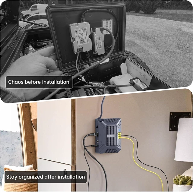 Alt view image 6 of 7 - LOVE Starlink Gen 2 PoE Injector 180W 5-in-1 Power Adapter | Gigabit Passive PoE with ESD Protection, USB-A & USB-C Power Output for Starlink Standard Actuated (Gen 2)