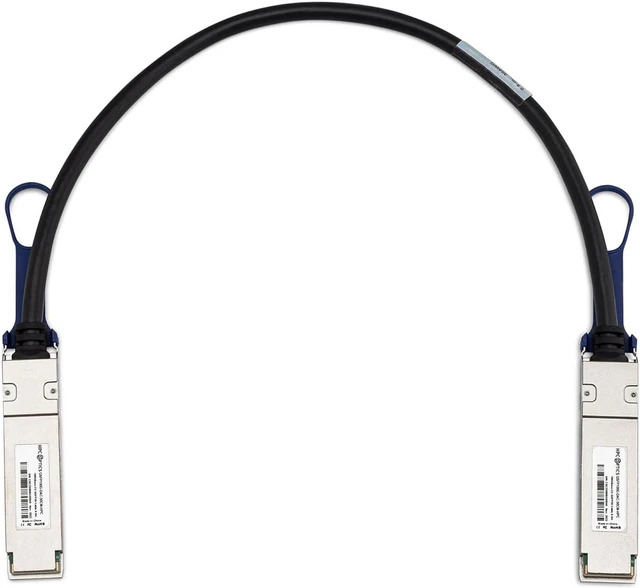 Main image of Compatible with Palo Alto PAN-QSFP28-DAC-50CM 100G QSFP28 to QSFP28 Twinax Cable