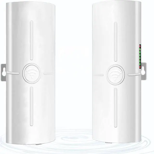 Main image of Point to Multipoint Outdoor Internet Long Range Wireless Bridge for Starlink Gen 3 Router, Starlink WiFi Extender, IP65 Waterproof, 5.8GHz 3KM 1000Mbps with 14dBi High Gain Antenna, 2 Pack