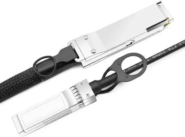 Alt view image 4 of 5 - 100G QSFP28 to 4 x 25G SFP28 Passive Direct Attach Copper Breakout Cable Compatible with Mellanox MCP7F00-A005R26L 5m (16ft)