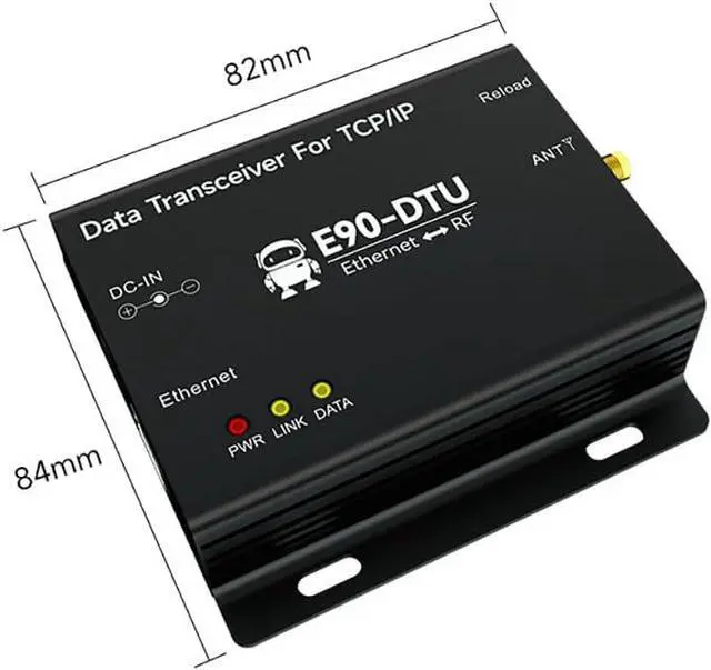 Alt view image 2 of 7 - Ethernet Gateway LoRa 915MHz E90-DTU(900SL22) E MQTT 22dBm DC 8V~28V 5km RSSI SMA-K TCP UDP Transceiver Modem