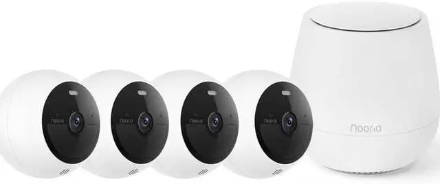 Main image of Gadpiparty Noorio Home Security System with Smart Hub x1, B210 Camera x4