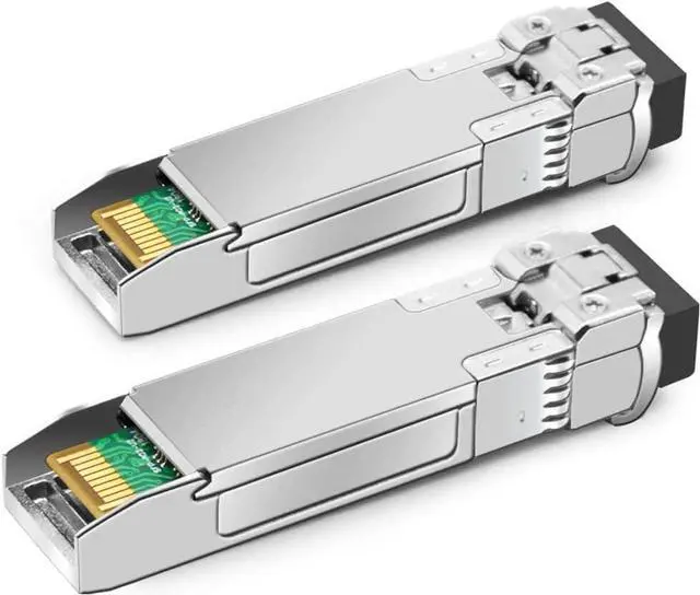 Alt view image 5 of 5 - a Pair of 10G SFP+ Bidi Transceiver, 10GBase-BIDI 1270nm/1330nm SMF, up to 10km, Compatible with Cisco, Ubiquiti, Mikrotik, Netgear and Other Open Switches