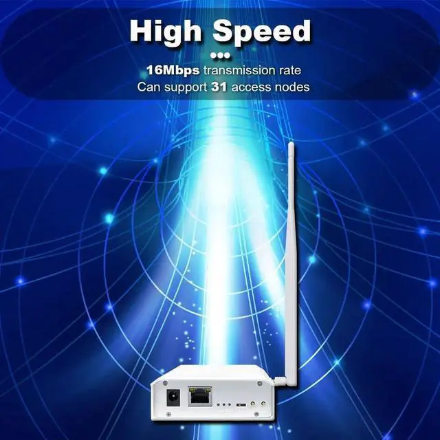 Alt view image 3 of 7 - WiFi Halow Wireless Bridge Enhanced Version for 3km Long Distance Transmission,Plug and Play, Point to Point/Multipoint Outdoor to Shop Barn Garage Building with High-Gain Antenna (1 to 1)